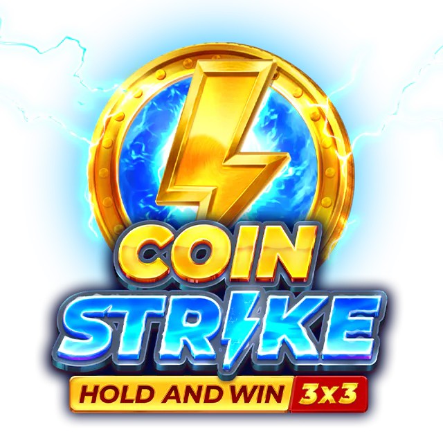 Coin Strike: Hold and Win online game logo by Playson on dragonia-casino.fi